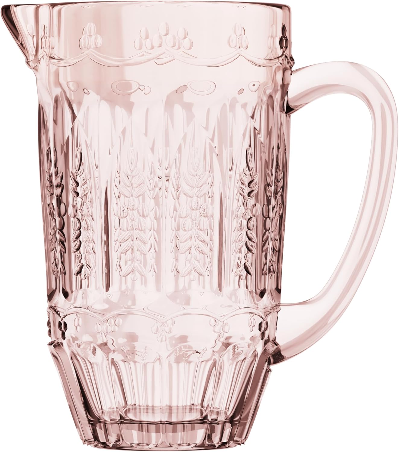 Vintage Glass Pitcher for Homemade Beverages | Classic Design for Water, Juice, Iced Tea & More